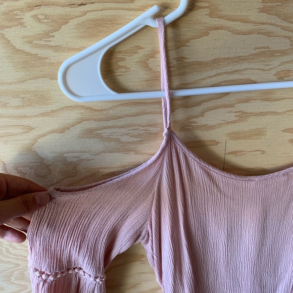 Shoulderleas long sleeve dress - Picture 3 of 3